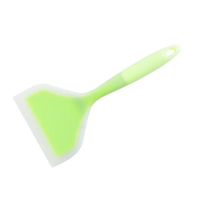 China New Design Silicone Pancake Spatula High Quality Viable Wide Cake Spatula Pancake Baking Set for sale