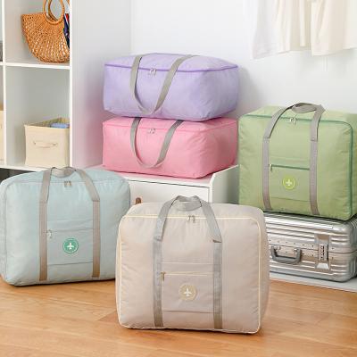 China Wholesale Fashion Weekender Waterproof Luggage Bags Overnight Travel Carry On Storage Tote Bag Nylon Duffle Bag With Luggage Sleeve for sale