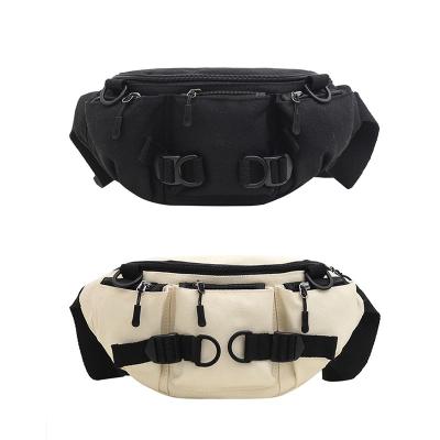 China Water Proof Custom Logo Fashion Single Shoulder Leisure Girl Pussy Pack Durable Canvas Waist Bag For Women for sale