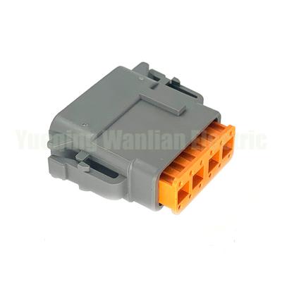 China 12 Pin DTM06-12SA ATM06-12S bender seat waterproof connector PCB welding board plug for sale