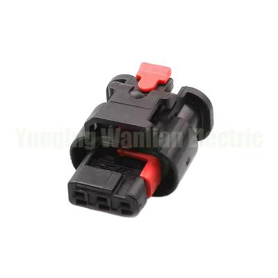 China 3 Pin 1488991-5 female Automotive Reversing Radar waterproof Connector Parking sensor plug for sale