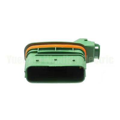 China 39 Pin 5-1718323-1 Automobile Male Connector Green Wiring Socket  Plug for sale