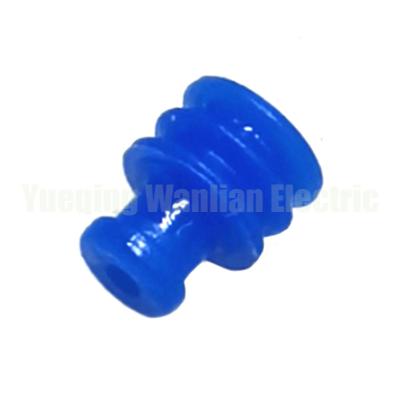 China 7158-3031-90 Blue Silicone Wire Seal ODM OEM For Waterproof Connectors for sale