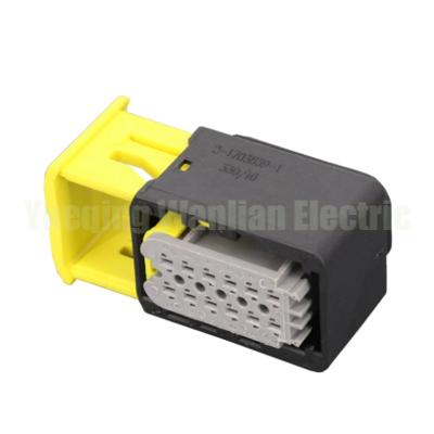 China 2-1703639-1 12 Pin HDSCS Connector Female Waterproof Automotive Electrical Connectors for sale