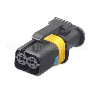 China 2 pin 18286000002 Automotive Relais Plug EFI Motor Socket Elektrische Lear Auto Connector Licht Socket Te koop