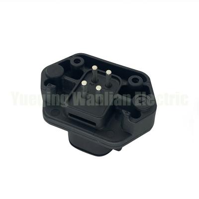 China 4 Pin DTP15-4P Deutsch PCB board end connector female pin base DTP06-4S connector mounting connector for sale