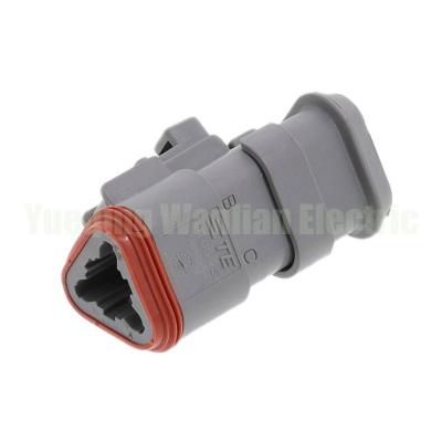 China 3 pines DT06-3S-CE04 Conector automotriz con cubierta de cola plana Conector de arnés de cableado inalámbrico a prueba de agua WL3032T3-1.6-21 en venta