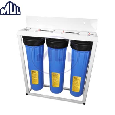 China Eco - Friendly KBB 3 Stage Big Blue Water Filter Purifier System for sale