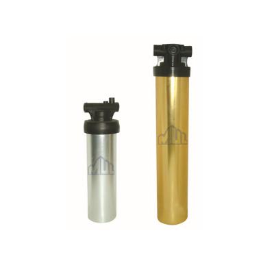 China Eco-friendly Twist Change Aluminum Quick Change Water Filter With Cap for sale