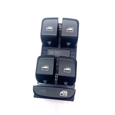 China Top Quality Plastic 8K0959851D 8K0 959 851 D Window Power Control Pusher Regulator Switch Master Switch For Audi A4 S4 B8 Q5 A5 for sale