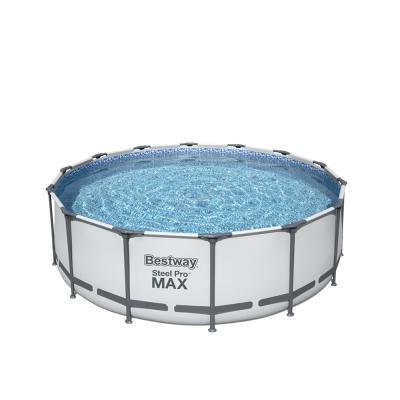 China Water Fun Places Bestway 5612X 4.27m X 1.22m Family Size Round Metal Frame Pools for sale