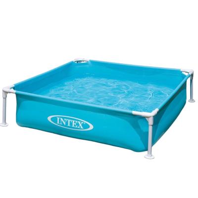 China Wholesale INTEX 57173 Steel Blue Rectangle Children's Pool Mini Frame Children Swimming Pool for sale