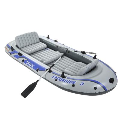 China PVC Intex 68324 / 68325 Tour Boat -5 4 Set Kayak Water Sport Series Inflatable Fishing Boat for sale