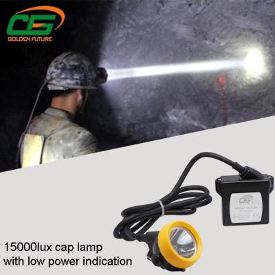 China Safety 1w Led Mining Cap Lamp Rechargeable 15000lux High Brightness for sale