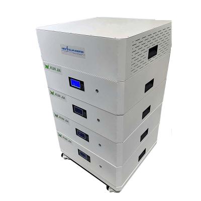 China Hybrid-Inverter Modular Stapelbare LiFePO4 10kw Stapelbare Solarenergie Speichersystem für Zuhause zu verkaufen