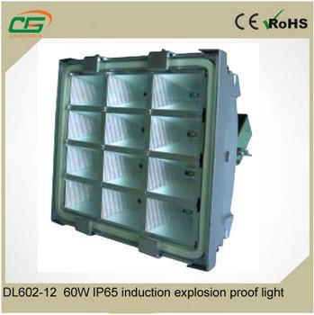 China A indução da C.C. 36V 60 watts conduziu luzes do dossel para o branco fresco de alumínio 5500K do posto de gasolina IP65 à venda