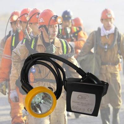 Chine 15000lux imperméabilisent les lumières rechargeables du casque antichoc LED d'exploitation de Kl5lm à vendre