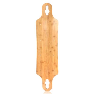 China Adult High Quality Chinese Canadian Bamboo Deck Skateboard Maple Wood Board Longboard for sale