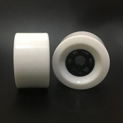 China PU Good Sliding Skateboard Wheels 97MM Longboard Wheels for sale