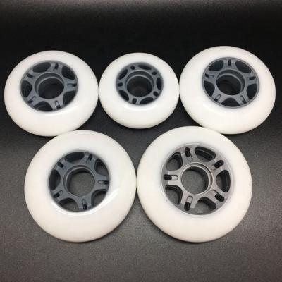 China Super Durable Premium Skateboard PU Integrated Roller Skate Wheels 64mm 68mm 70mm 72mm 76mm 80mm 84mm 90mm 100mm Caster Wheels Factory for sale