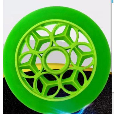 China PU+PP Big Core Scooter Wheels Pro High Quality 6inch 145mm PU Scooter Bound Wheels Customized Color Wheels With Good Elastic Silent PU for sale