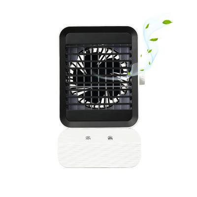 China New Arrival Spray Fan + USB Mini Portable Desktop Fans Spray Mist Water Cooling Fan Electric Desk Fans 3 Modes Adjustable Fan for sale