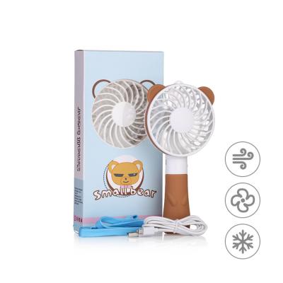 China High Quality Mini Desktop Fan Squirrel Cage Personal Battery Manual Fan for sale