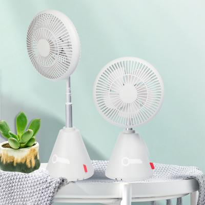 China Silent Modern Minimalist 2022 Fan Storage Telescopic Wind Fans Adjustable Height Loading 3 Fan Desktop Vertical Mode Adjustable Fan for sale