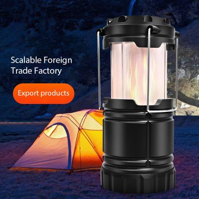 China Garden 2 in Flames 1 Flickering Hand Held Retractable Torch Lights, Portable LED Camping Lantern Flame Light for sale