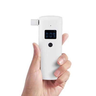 China Public Portable Breathalyzer with LCD Digital Display for Professional-Grade Accuracy Breath Alcohol Tester with10 Personal Mouthpieces for sale