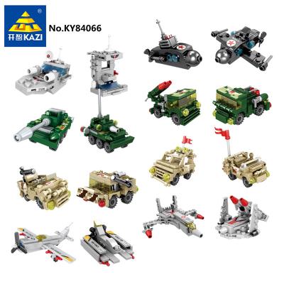 China Construction Toy KAZI 84066 Field Army Series Military Blocks Plastic Building Block Toys for sale