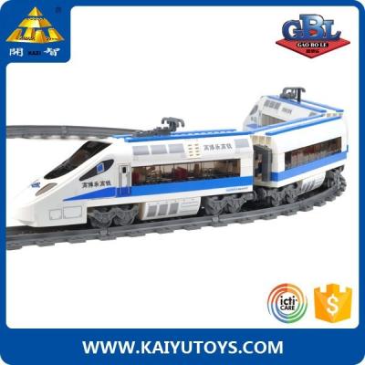 China Chinese Building Toy KAZI Building Blocks 415pcs Mini Magnetic Building Train for sale