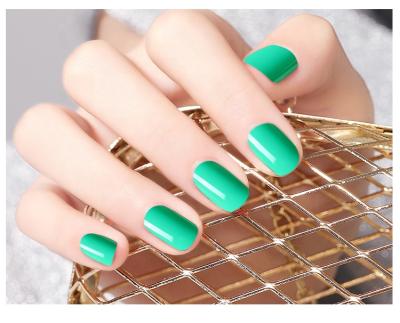 China Fashionable Green Color Series Nail Art Polish Gel Nail Gel Polish Set for sale