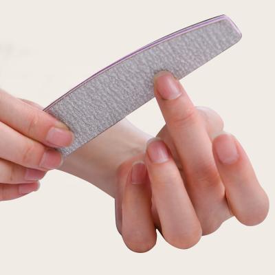 China Geometric Wholesale Semicircle Professional Nail File For Artificial Finger Nails Nail File Maker for sale