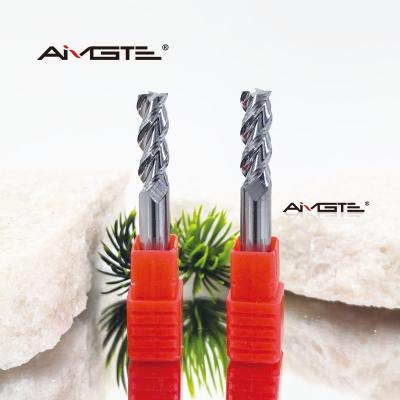 China Premium 3 Flute Solid Carbide End Mills For Aluminum Ultra Smooth Machining for sale