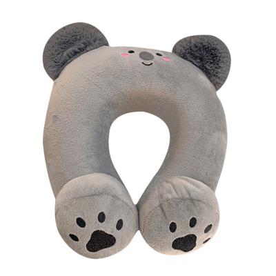 China Anti-Static Hot Sale Comfortable Cute Animal Memory Foam Pillow For Airplane Travel Neck Pillow for sale