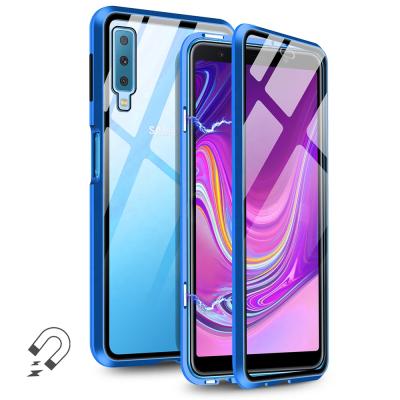 China New Fashionable Magnetic 360 Tempered Glasses Luxury Gorgeous Telefoon Hoesjes Telefon Mobile Phone Case For Samsung S20+ S20 ultra A51 A71 for sale