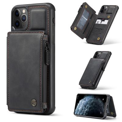 China CaseMe Unique Premium Luxury Magnetic Card Slot Flip RFID Wallet Cell Phone Leather Case True With Card Slot Holder For Iphone 11 for sale