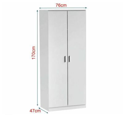 China Modern Gally 8010 2 Door Large Wardrobe Storage Cabinet Furniture Factory HK Group Company With 2x Big Factories In Huizhou for sale