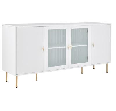 China Modern Lacquer Wooden Elegant Sideboard PU Storage Cabinet Modern Sideboard Sideboard for sale