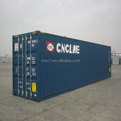 China Corten Steel 40ft high cube CIMC dry cargo container for sale