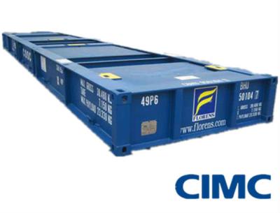 China 40ft ISO Platform Flatbed Container 60 M3 for sale