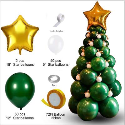 China Manufacturers Christmas Latex Balloon Set Modern Hot Selling Decorative Balloon Combination for sale