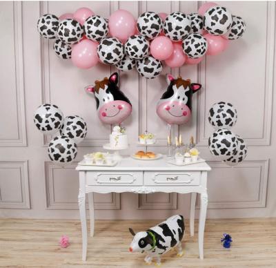 China Festival decoration selection ha birthday party decoration balloon cow balloon set new foil balloon set for sale