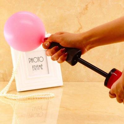 China China Balloon Color Hand Pump Birthday Party Cheap Eco-friendly Plastic Normalizer Portable Balloon Pump for sale