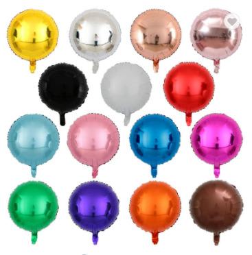 China 2022 New Arrival Wedding Decoration Eco-friendly Balloon Multicolor Ball Round Foil Balloon For Party Decoration for sale