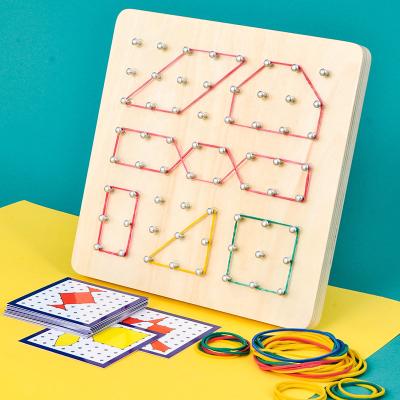 China Nail Board Montessori Toys Ha Modern Children's Development Geometric Creative Toys for sale