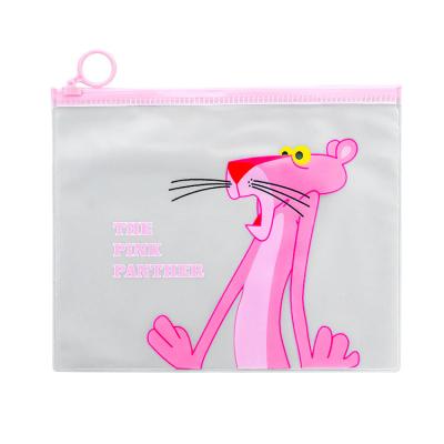 China NANA Children Folder Luxury PVC Make Up Pen Case Mesh Hold Pencil Bag for sale