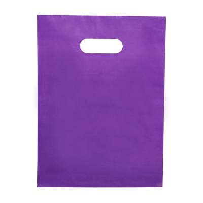 China Safety Eco Friendly Plastic Shopping Bags With Die Cut Handles For Shopping, Birthdays, Parties for sale