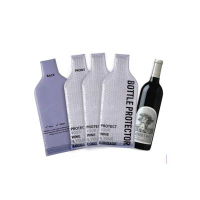 China Recyclable Travel Wine Bottle Protector Reusable Wine Bags For Travel for sale